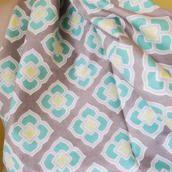 Handmade Gray and Teal Cowl - Picture 2 of 2